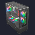 Gabinete Gamer Aquario Mahal Black, S/ Fan - Preto - AV