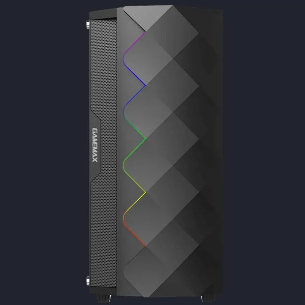 Gabinete Gamer Gamemax Diamond ARGB C/ 1 Fan - Preto