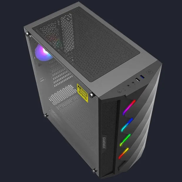 Gabinete Gamer Gamemax Diamond ARGB C/ 1 Fan - Preto
