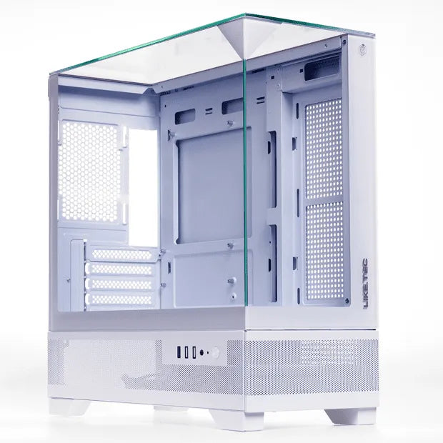 Gabinete Gamer Aquario Mahal White, S/ Fan - Branco - AV