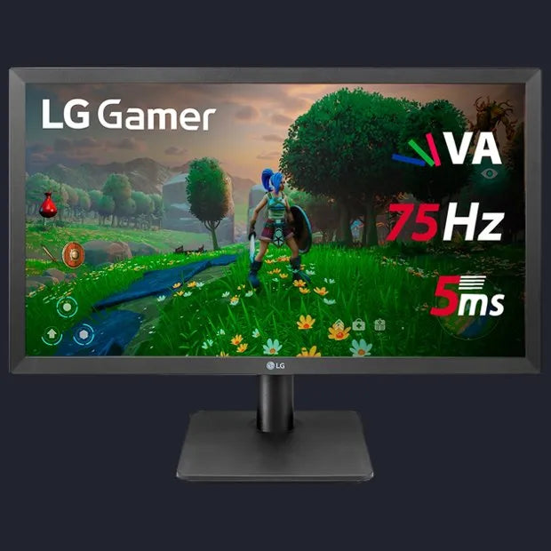 Monitor Gamer LG 21.5 LED Full HD, 75Hz, 5ms, HDMI, FreeSync - 22MP410-B